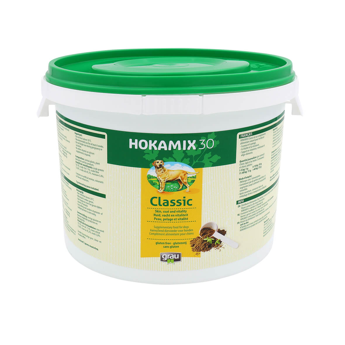 Supplément alimentaire naturel pour chiens Hokamix 30