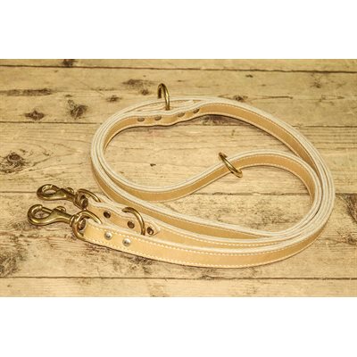 Laisse d'entrainement 5 positions en cuir 1/2" X 72"