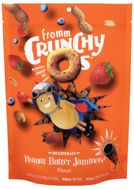 Gâteries Pour Chien Crunchy'os Multi Grains *Beurre d'Arachides* - Fromm
