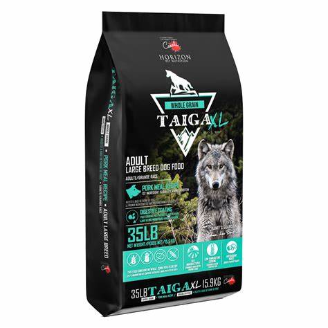 Horizon Pet Nutrition© Grains Entiers Taiga XL grande race, porc nourriture pour chien, 15.9 - kg - Moi & Mon Humain