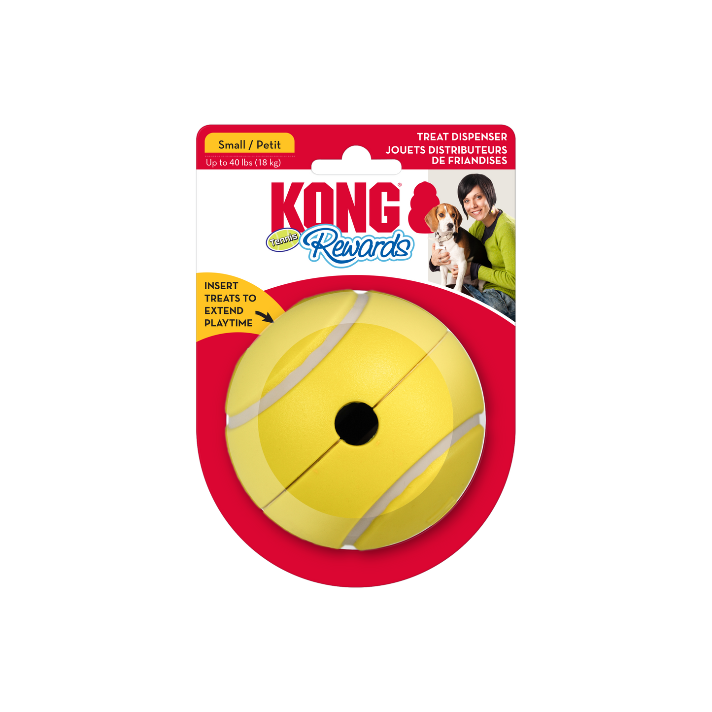 Jouet Interactif Kong ''Tennis''