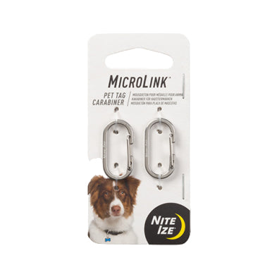 Mousqueton pour Médailles Nite Ize® MicroLink™ (paquet de 2)