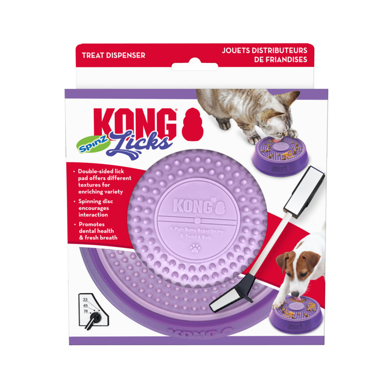 Bol De liche pivotant Kong 'Spinz Licks'