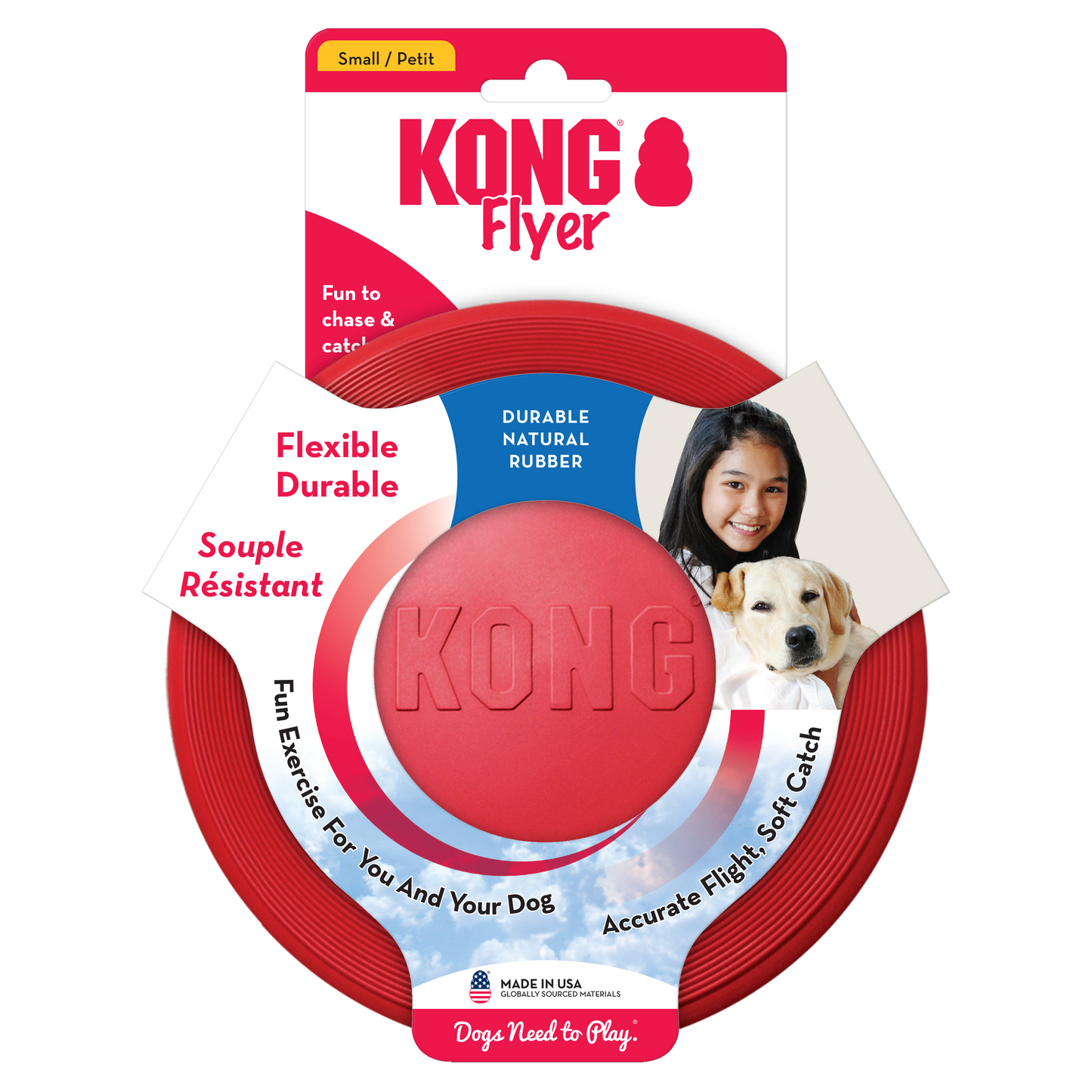 Jouet Frisbee Kong 'flyer'