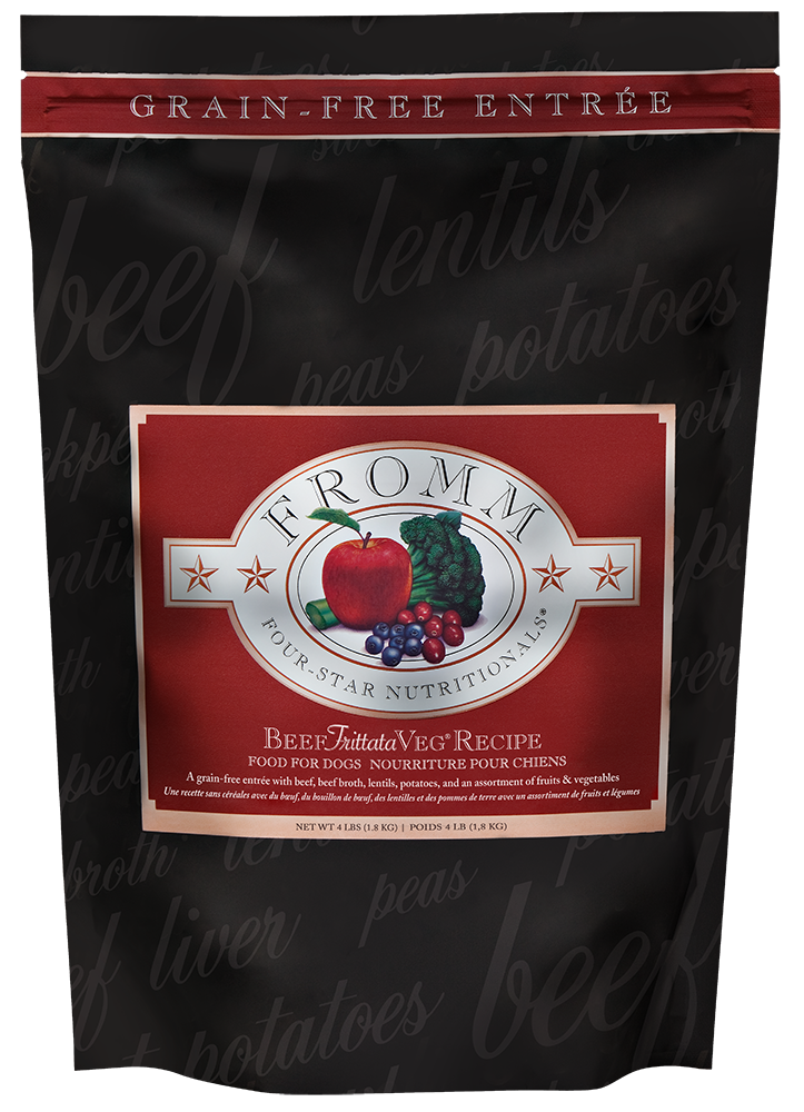 Nourriture Sèche Pour Chien Sans Grains *Boeuf Frittata à la Végé* - Fromm Four-Star