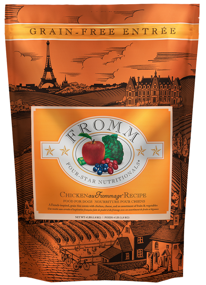 Nourriture Sèche Pour Chien Sans Grains *Poulet au Fromage* - Fromm Four-Star