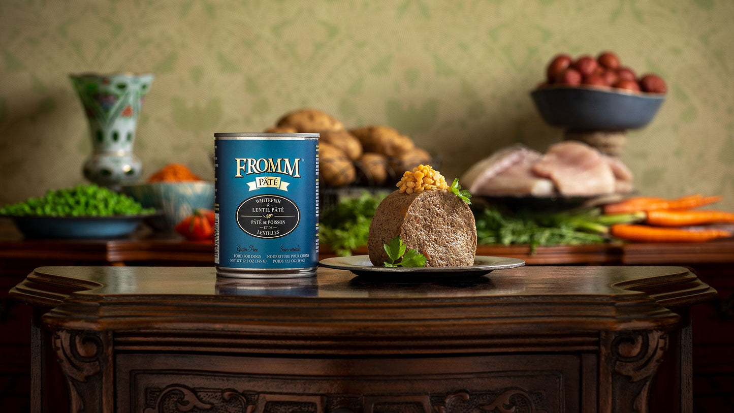 Nourriture En Conserve Pour Chien *Poisson Blanc et Lentilles Pâté* - Fromm