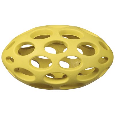 Balle à friandises pour chiens - hol-ee Football (couleurs assorties)