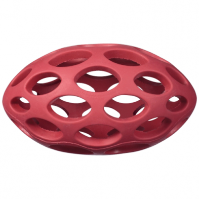 Balle à friandises pour chiens - hol-ee Football (couleurs assorties)