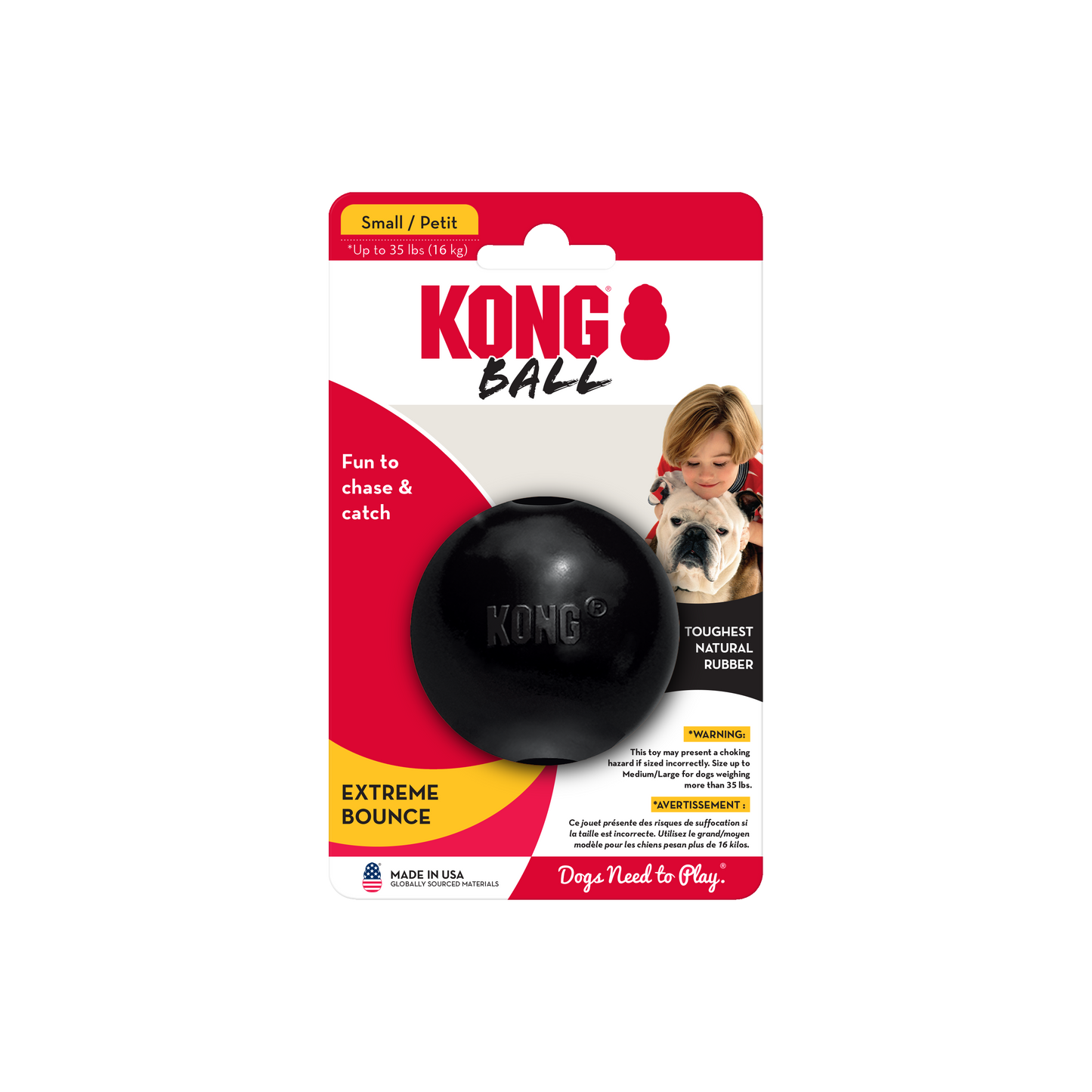 Balle extrême pour chien