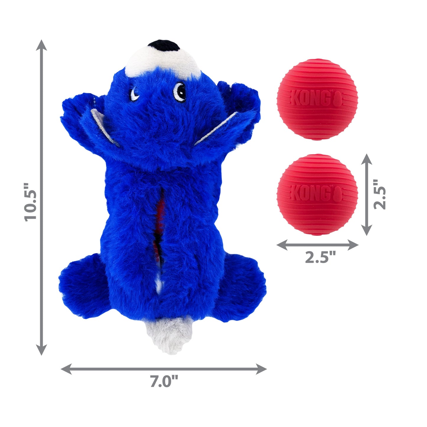 Jouet Kong 'Cozie' Ours