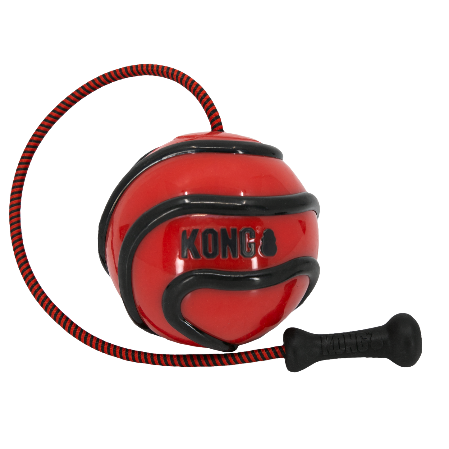 Balle avec corde "Wavz" - Kong (couleurs assorties)