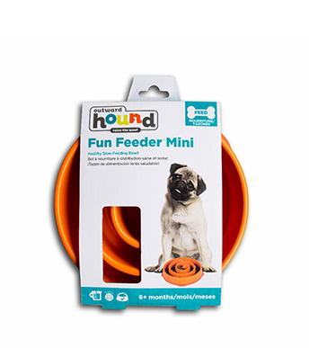 Bol ralentisseur fun feeder - Orange