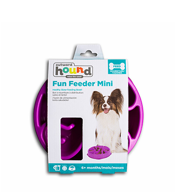 Bol ralentisseur fun feeder - Mauve