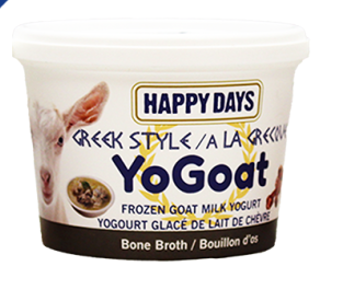 Yogourt Glacé À La Grecque Au Lait De Chèvre