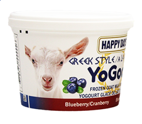 Yogourt Glacé À La Grecque Au Lait De Chèvre