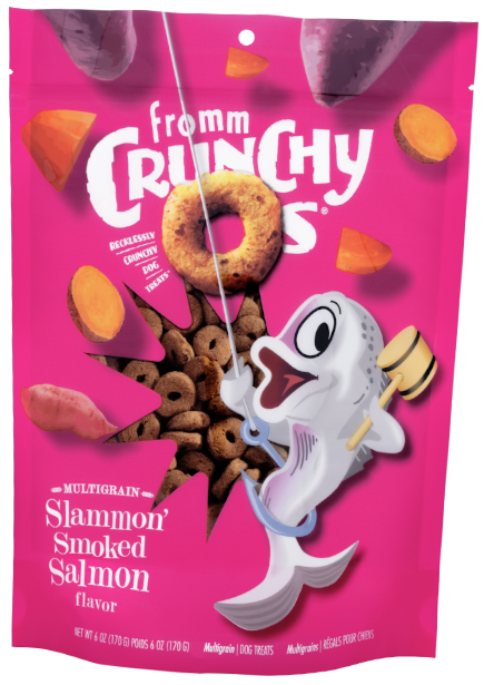 Gâteries Pour Chien Crunchy'os au Saumon Multi Grains - Fromm