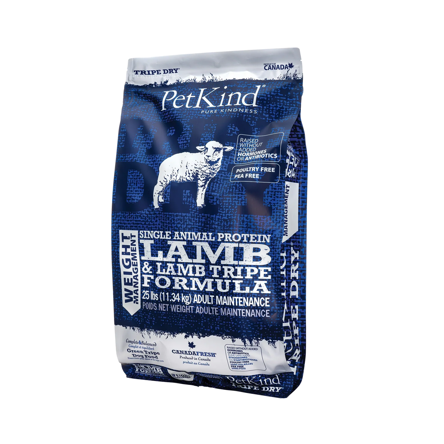 Nourriture Sèche À La Tripe D'Agneau Maintient De Poids-PetKind