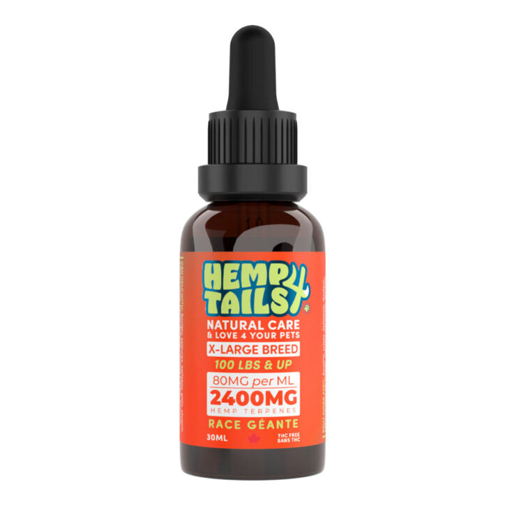 Huile de chanvre pour chien de très grande race – 2400 mg