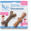 Ensemble de 2 jouets à mâcher pour chiot Bacon et Bois d'Érable Benenbone