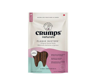 Crumps' Naturals Gâteries Pour Chien, "plaque Busters" 7'' Original - Moi & Mon Humain