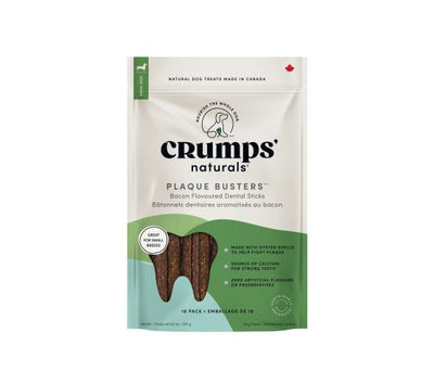 Crumps' Naturals Gâteries Pour Chien, "plaque Busters" 3.5'' Bacon