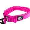 COLLIER MARTINGALE PADDÉ ROSE M Serré 15 pouces, Lousse 17 pouces - Moi & Mon Humain