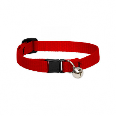 Lupine® Basic Safety Collar for Cats 1/2" x 8"-12" Red