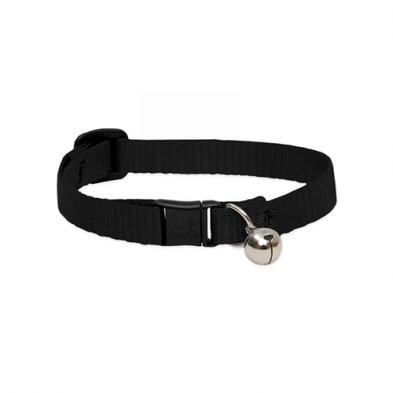 Lupine® Basic Safety Collar for Cats 1/2" x 8"-12" Black