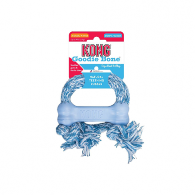 Kong® Goodie Bone with Rope™ Puppy Toy