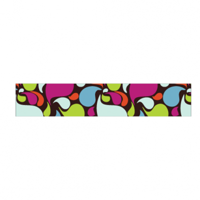 Cycle Dog® Brown Base Lava Lamp Regular Width Collar Plastic Medium