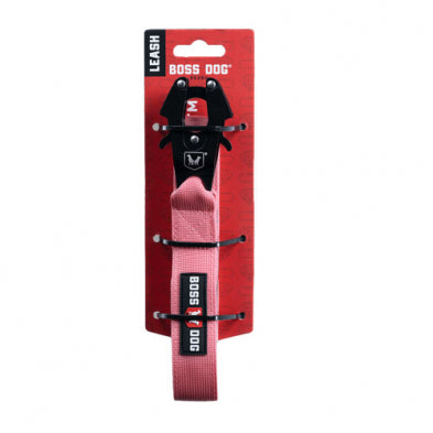 LAISSE TACTIQUE ROSE POUR CHIEN 6 PIED
