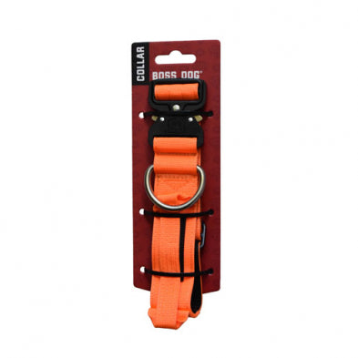Boss Dog® Boss Tactical™ Camo Orange Adjustable Collar 13" to 16" SMALL