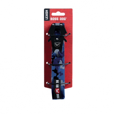 Boss Dog® Boss Tactical™ Camo Blue Leash 1.25" x 4ft