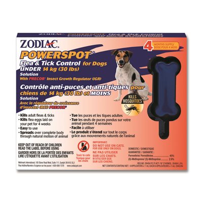 Traitement pour tiques et puces pour chiens