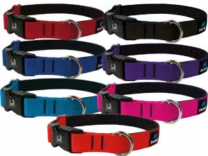 Collier Nahak pour chiens/ rembourré avec clip