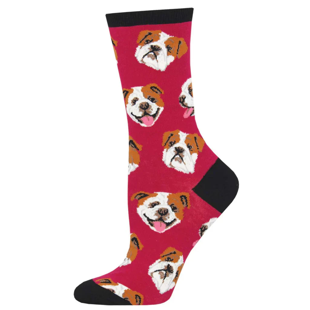 Bas pour femme - Chien bulldog