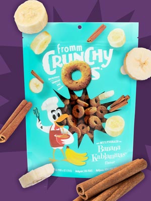 Gâteries Pour Chien Crunchy'os aux Bananes Multi Grains - Fromm