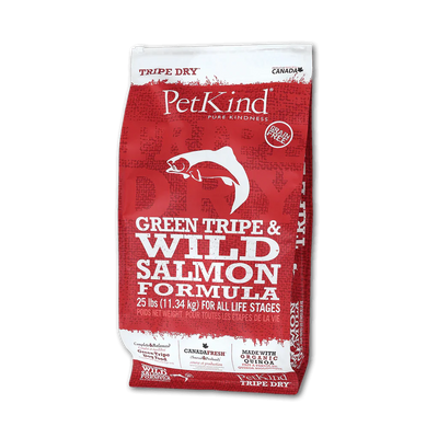 Nourriture Sèche Sans Grains Au Saumon Sauvage et Tripe Verte - PetKind