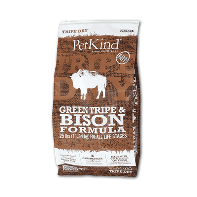 Nourriture Sèche Sans Grains à La Tripe Verte Et Bison-PetKind