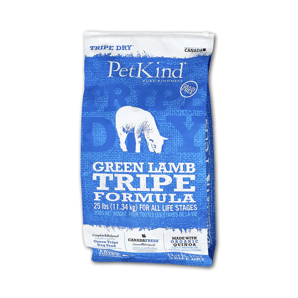 Nourriture Sèche Sans Grains À La Tripe Verte D'Agneau - PetKind