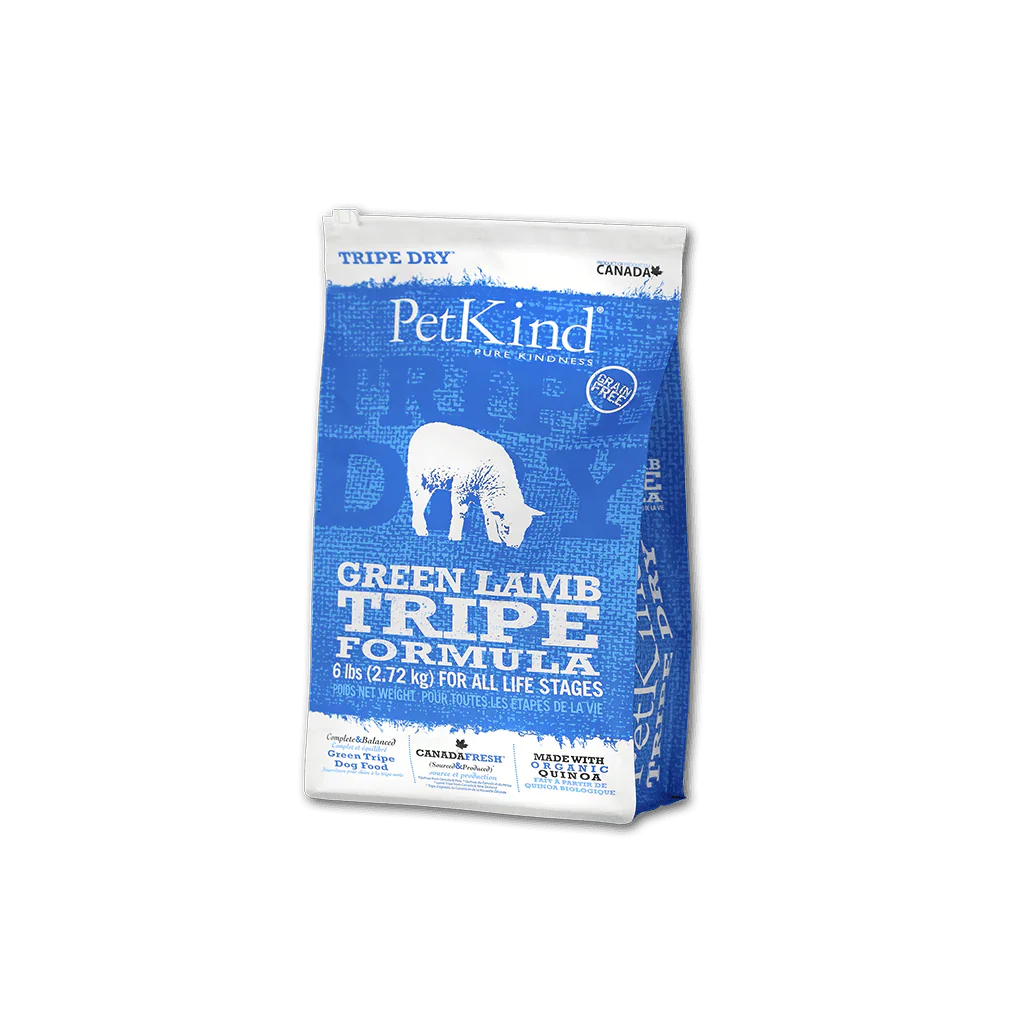 Nourriture Sèche Sans Grains À La Tripe Verte D'Agneau - PetKind