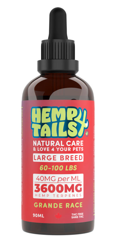 Huile de chanvre pour chien de grande race – 3600 mg